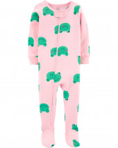 Piece 100% Snug Fit Cotton Footie PJs