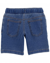 Chambray Pull-On Shorts