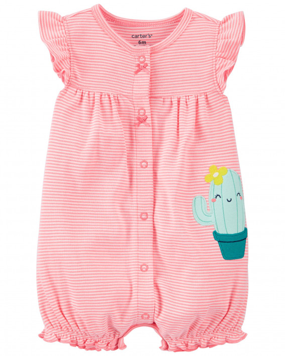 Cactus Snap-Up Romper