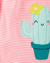 Cactus Snap-Up Romper