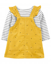 Комплект из 3 полосатых футболок и джемпера 3 Parçalı Zolaqlı Tee və Jumper Set