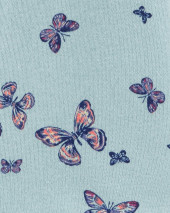 Carters Butterfly Peplum Hem Logo Fleece Hoodie