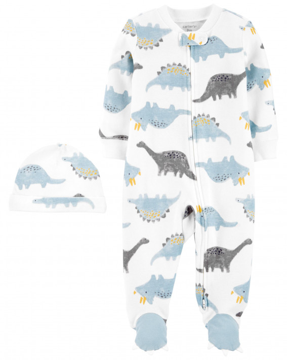 2-Pack Cap & Zip-Up Sleep & Play