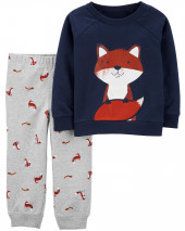 2-Piece Fox Sweater & Pant Set