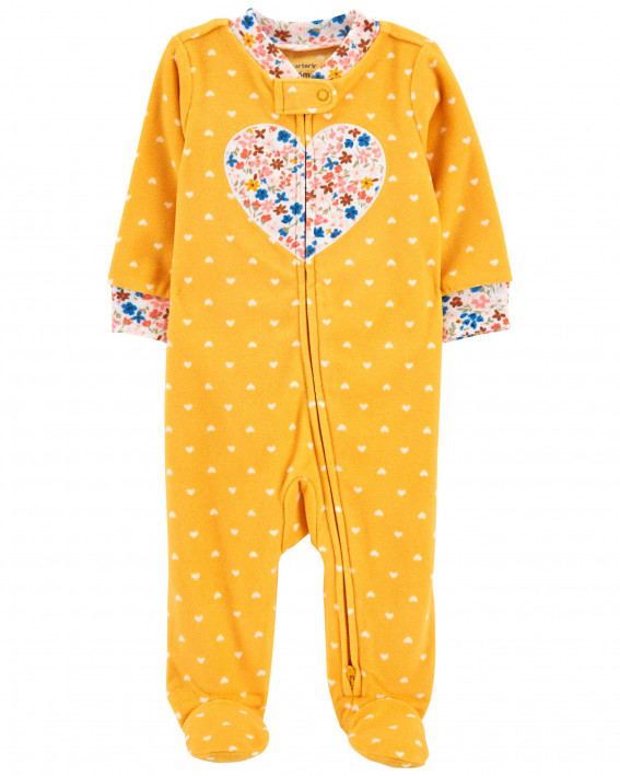 Heart Fleece Sleep & Play