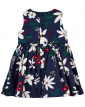 NAVY Baby Floral Sateen Dress