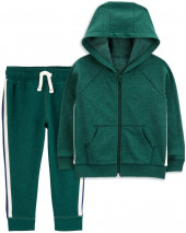 Toddler 2-Piece Zip-Up Fleece Hoodie & Pants Set